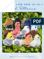 Bird 12 in 1 Pattern - Kittyxcrochets