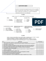 Questionário Clima Org. INAS