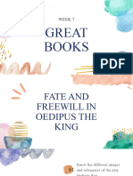 Fate and Freewill in Oedipus Rex