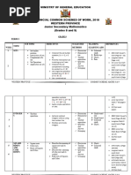 Grades 8 - 9 Maths Common Scheme