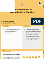 O Emocional e o Dinheiro: Eletivas: Vamos Falar de Grana, Sim!