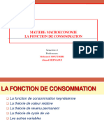 Fonction de Consommation