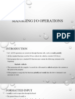 4.input Output Operations