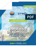 Instructivo Aspirantes CREO 2021II PROFESIONALES