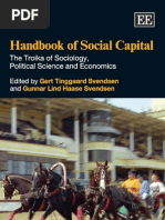 Handbook of Social Capital