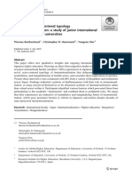 Towards An Actor-Centered Typology of Internationalization: A Study of Junior International Faculty in Japanese Universities