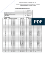 LOAN AMORTIZATION SCHEDULE 36 Months