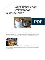 Como Hacer Destilador Casero y Preparar Alcohol Duro