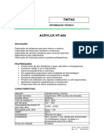 Acrylux HT 894 - Boletim Técnico