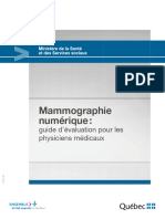 Mammographie Numérique:: Guide D'évaluation Pour Les Physiciens Médicaux