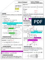 Résumé Du Calcul Dintégral Prof Monsif Benabdesalam