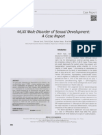 46, Xxmale: Disorder of Sexual Development: A Case Report