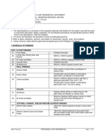 4-Unit Apartment Specifications