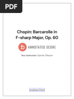 Chopin - Barcarolle Annotations by Garrick Ohlsson