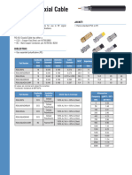 RG6 Coaxial Cable Datasheet