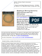 Building Academic Success On Social and Emotional Learning - What Does The Research Say - Pellitteri2007