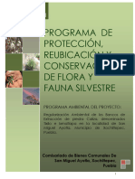 Programa Prcflora y Fauna