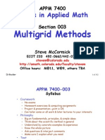 Multigrid Tutorial