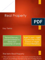 Real Property - Lecture 1