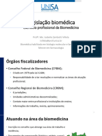 Aula 4 - Legislação Biomédica