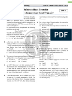 Convection Heat Transfer (IV) - DPP-10 - GATE Crash Course 2023 Mechanical