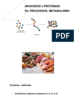 Aula 10 Aminoacidos Proteinas Estrutura Metabolismo