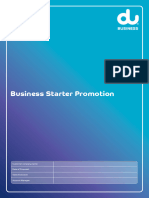 Du Business Starter Application Form BTL Promo (5764)