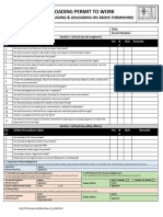 Loading Permit For Above Formworks