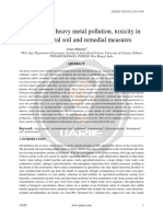 A Review On Heavy Metal Pollution Toxicity in Agricultural Soil and Remedial Measures Ijariie13420