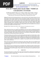 Solar Wireless Electric Vehicle Charging System