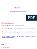 Chapitre 7 - Communications Intercellulaires