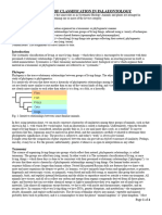 Principles of Classification in Palaeontology