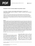 Prognostic Value of Serum Markers For PR