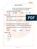 Important Gravitation Questions - Free PDF Download