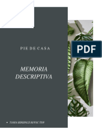 Memoria Descriptiva