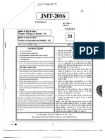 Question Paper For Jen Mechanical Degree (SA) Exam 2016