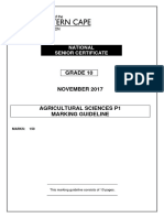 AGRIC SCIENCES P1 GR10 MEMO - English