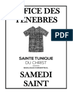 Office Des Tenebres Samedi Saint 2018 VF