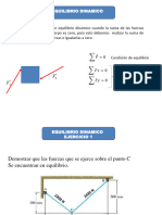 Equilibrio Dinamico Ejercicios