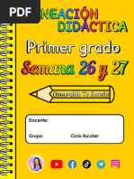 ? 1° S26 S27 PLANEACIÓN DIDÁCTICA ? Esmeralda Te Enseña ?