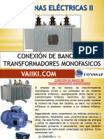 Conexion de Banco de Transformadores Monofasicos