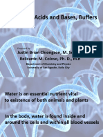 2 - Water PH and Buffer