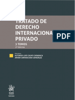 Tratado de Derecho Internacional Privado: 3 Tomos