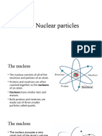 14.1 Nuclear Particles