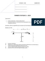 Examen Statique II - 2018 (Ne Pas Diffuser !!!)