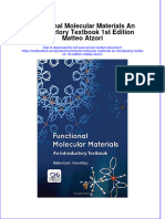 Textbook Functional Molecular Materials An Introductory Textbook 1St Edition Matteo Atzori Ebook All Chapter PDF