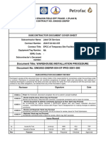 ENG052-20ERW-004-ST-PRO-3001-000-Warehouse Installation Procedure Rev02