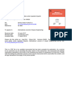 2018 Dynamic Response of Stiffened Plates Under Repeated Impacts