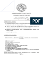 Programa Derecho Societario Chomer-Sícoli 2020