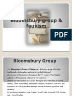 Blooms Bury Group &amp Fauvism